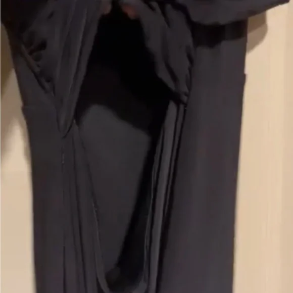 Crop Cut Black Mini Dress - Picture 4 of 4